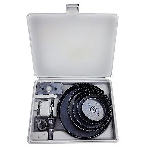 SERRA COPO AÇO CARBONO - Conjunto = 8 pçs - HF