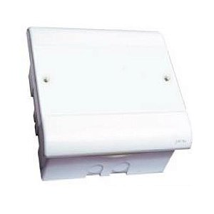 CAIXA PASSAGEM PVC PARALELO EMBUTIR - BRANCO 20x22 3908 - PERLEX