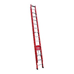 ESCADA FIBRA EXTENSIVA PROFISSIONAL - 26 DEGRAUS - BOTAFOGO