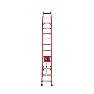 ESCADA FIBRA EXTENSIVA PROFISSIONAL - 22 DEGRAUS - BOTAFOGO