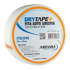 FITA TELADA FIBRA DE VIDRO - 48mm X 90m - ANCORA