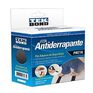 FITA ANTI-DERRAPANTE - PRETO 50 x 5m - TEKBOND