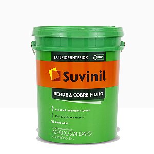 TINTA RENDE MUITO -BRANCO 20lts - BALDE - SUVINIL