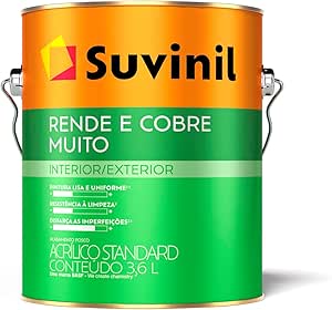 TINTA RENDE MUITO -BRANCO 3,60 lts- GALÃO - SUVINIL