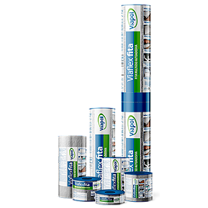 FITA ADESIVA ALUMINIO VIAFLEX -10mt x1mm - VIAPOL