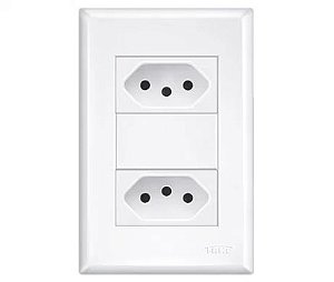TOMADA FAME EVIDENCE DUPLA (10A / 20A) - 2916 / 3890-
