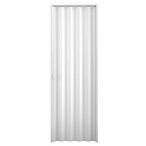 PORTA SANFONADA FORTLEV NOVA - FORMA 2,10 X 90cm =BRANCA=