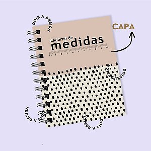 Caderno De Marcação de Medidas Para Costureira, Ficha Técnica Costura com Dados