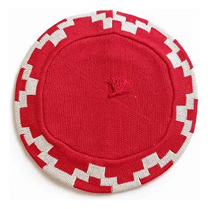 Boina Argentina Pampa 35cm Gaúcha Vermelho Un Geométrico