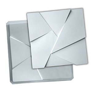 Forma ABS 2mm Gesso/Cimento - Scarlat Ref: 101 - 40 X 40 cm