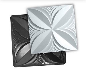 Forma ABS 2mm Gesso/Cimento - Pétalas Premium Ref: 100 - 40 X 40 cm