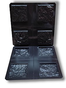 Kit 8 pedras naturais 14,5x14,5 cm