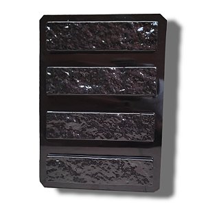 Forma ABS 2mm 4 Pedras Filet 29,6x7,4 cm.