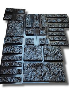 Kit Formas ABS 2mm 28 Pedras Rúticas