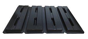 KIT 4 FORMAS ABS 2MM GRELHA DE PISCINA 50x15X3 cm
