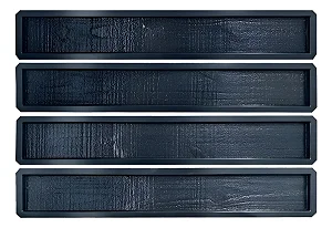 Kit de 4 Formas Revestimento Pinus rústico - 100 x 15 x 1.8 cm