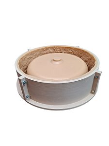 MOLDE CUBA TEXTURA TRAVERTINO TAMANHO 400X120 MM