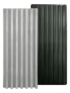 Kit 2 Ripados Formas ABS 2mm Gesso/Cimento 98 X 40 cm