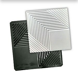 Forma ABS 2mm gesso/cimento Ref: 421 MOSCOU 50X50 cm