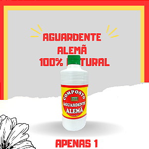 Composto Aguardente Alemã 500ml,( ótimo para derrame) 100% NATURAL