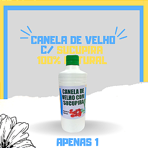Canela de Velho C/ Sucupira 500ml, ( anti inflamatório)