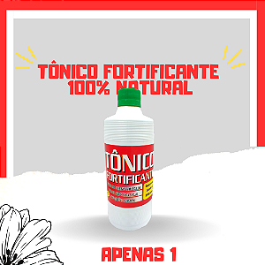 Tonico Fortificante 500ml, ( ótimo para cansaço) 100% NATURAL