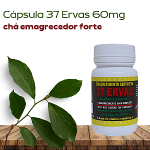 Cápsulas 37 Ervas 60mg ( emagrecimento rápido)