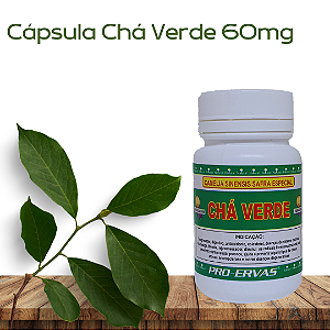 Cápsulas Chá Verde 60mg (Controlar a pressão arterial)