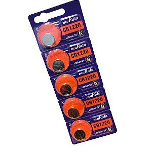 Pilha Bateria Moeda 1220 Sony/Muratta kit com 5 unidades