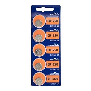 Pilha Bateria Moeda 1220 Sony/Muratta kit com 5 unidades