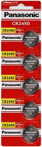 Bateria 2450 Panasonic  cartela com 5 unidades