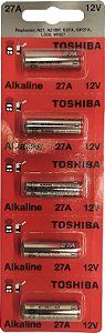 Pilhas A27 12v Toshiba cart com  5 unidades