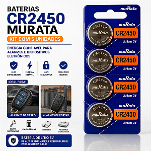 Bateria 2450 SonyMurata cartela com 5 uns