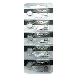 BATERIAS PARA RELOGIOS 373 ERNEGIZER CARTELA COM 5 UNS