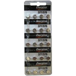 Bateria relogio 377  Ernegizer cartela com 20 uns