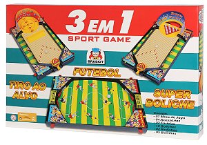 SUPER JOGOS 3 em 1  Versão GRANDE (48cm)