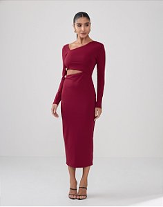 VESTIDO AMANDA COM FENDA