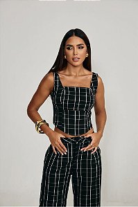 Conjunto de Cropped e Calça Pantalona Rony