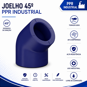 Joelho 45º Ppr Industrial 20 mm