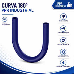 Curva 180º Ppr Industrial 20 mm