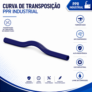 Curva Transposição Ppr Industrial 20 mm