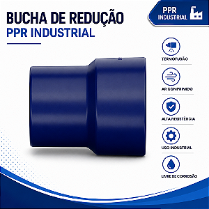 Bucha De Redução Ppr Industrial 50 mm X 40 mm
