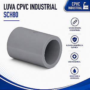 Luva Cpvc Industrial 8'' Sch 80