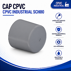 Cap Cpvc Industrial 1.1/2'' Sch 80