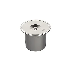 Lixeira de Embutir com Balde Plástico Inox 8L Tramontina