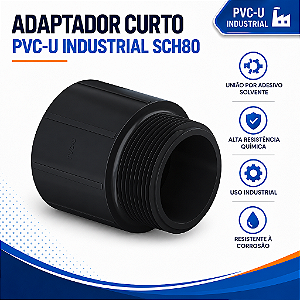 Adaptador Pvc-u Sch80 L/R 1/2''