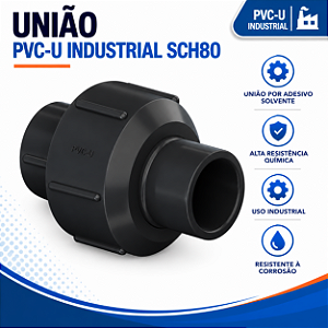 União Pvc-U Sch80 1''