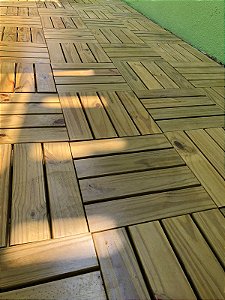 Deck de Pinus Tratado Autoclavado 10cm x 2cm