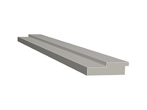 Ripado Cinza Glacial de Encaixe para Painel 55mm Santa Luzia