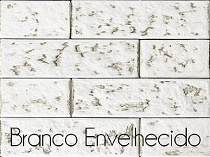 Revestimento de Parede Ecobrick Branco Envelhecido 7,5x27 Santa Luzia caixa c/ 24 peças